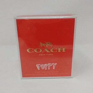 New! Women's Coach New York Poppy Eau de Parfum Natural Spray 1 fl oz